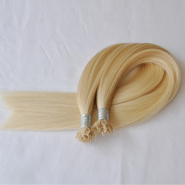 Top Grade 8A--100% Unprocessed fan Tip Human Hair 1g/s&200s/Lot blonde 613 for Wholesale indian remy hair extensions