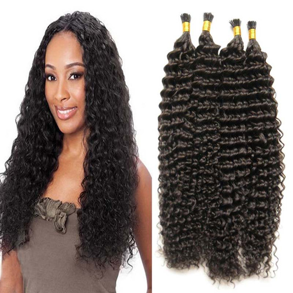 I Tip Non-remy Human Pre Bonded Hair Extension 200 Gram Brazilian I Tip Human Hair Extensions keratin stick tip hair extensions