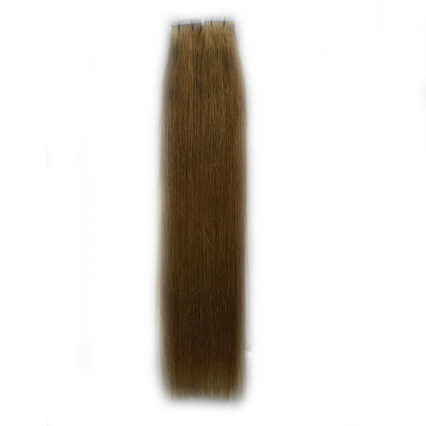 Brazilian Tape In Human Hair Extensions Straight 100g 10-24 Inch Skin Weft Tape Tip in 100% Human Hair Extensions Bundles Tape Hair 40pcs