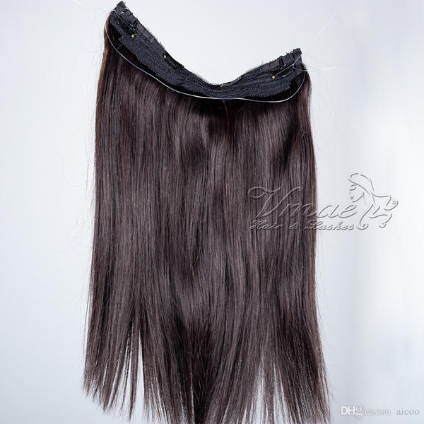 Malaysian Straight Flip In Halo Hair extensions 10 to 30 Inch 120g Halo Remy Lady Human Hair Extensions