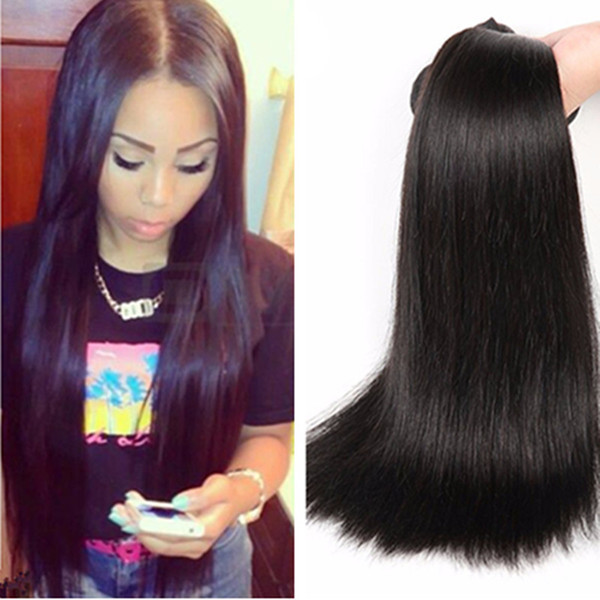 Silky Striaght Hair 3 Bundles 100% Human Unprocess 8A Grade Straight Weave Bundles Brazilian Human Hair Straight Hair Extensions