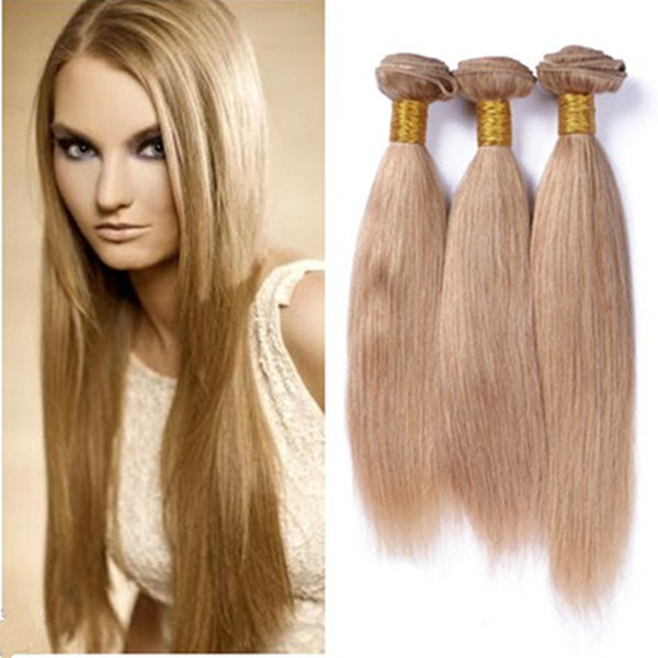 8A Ruma Hair Honey Blonde 3 Bundles Unprocessed Straight Hair Human Hair Weaves Virgin 18 Inch 100g/pc Cheap Factory Price