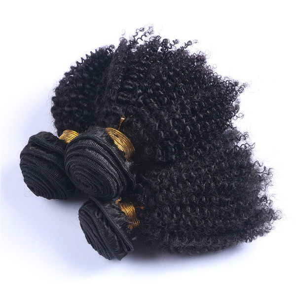 Wholesale Price Brazilian Hair Weaves Afro Kinky Curly 3PCS/lot Malaysian Hair Bundles Mongolian Indian Human Hair Wefts 