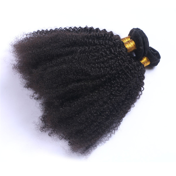 Brazilian Human Hair Kinky Curly Extensions Weaves 3Pcs Unprocessed afro curly Human Hair Bundles Real Pics No Tangle No Shed