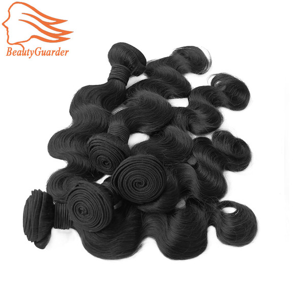 Raw Indian Virgin Hair Body Wave Hair Weft Unprocessed Human Hair Weave Non Remy Bundles Products