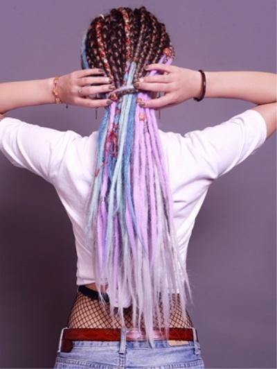 New Fashion HairDo Braiding Hair Extension Sets Soft Cosmetics  Gradient Color Kanekalon Synthetic Hair Crochet Braids