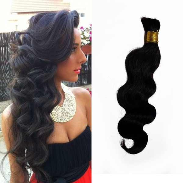 1Piece Body Wave Human Hair Bulk Brazilian Human Hair Bundles 10-26 inch Bulk Hair Extensions No Weft FDSHINE