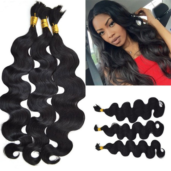 Human Hair Bulk No Weft 100 Unprocessed Body Wave Malaysian Bulk Braiding Hair For Black Women LaurieJ Hair
