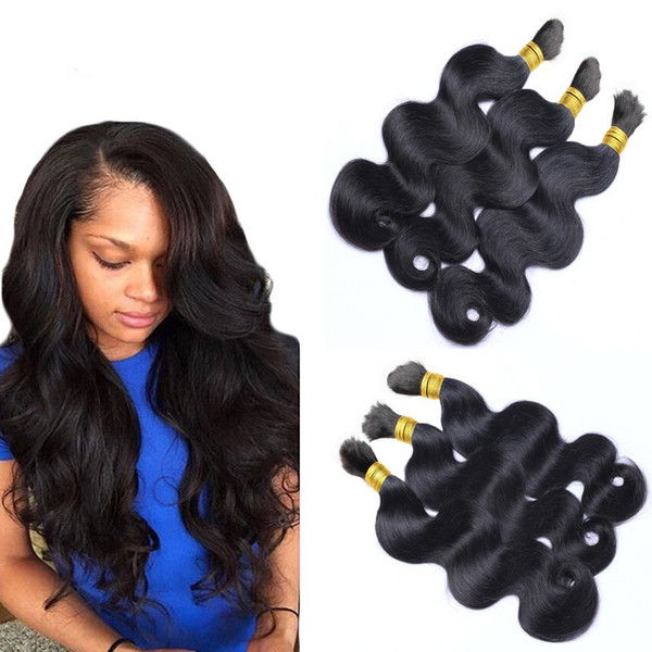 Body Wave Brazilian Bulk Human Hair For Braiding 9A Unprocessed Human Braiding Hair Bulk No Weft Hair Bulk