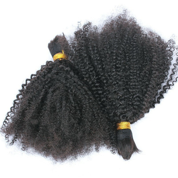 Human Braiding Hair Bulk no weft Unprocessed Kinky Curly Unprocessed Human Hair for Braiding Bulk No Attachment Brazilian Hair Bulk