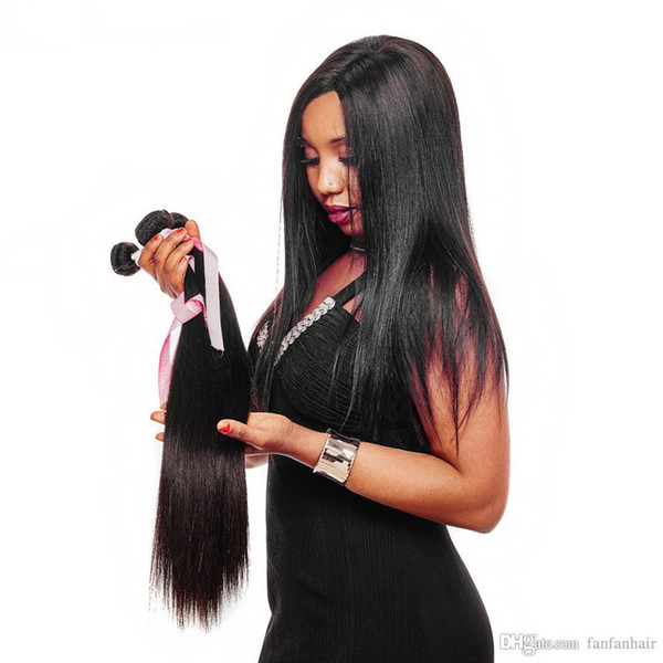 Lucky Hair Brazilian Straight 3 Bundles Deals Unprocessed Virgin Human Hair Bundles Brazilian Hair Extensions Free Gifts