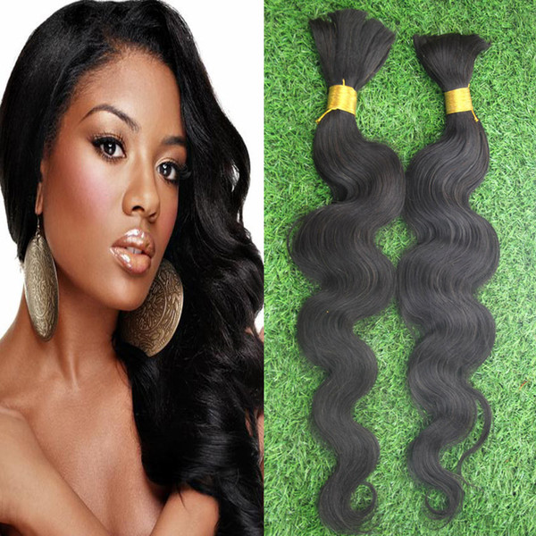 brazilian braiding hair bulk no weft body wave no weft human hair bulk for braiding 2pcs braiding 200g natural black hair