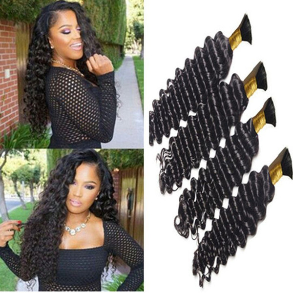 Deep Curly Malaysia Hair Bulk Human Hair Braiding No Weft Deep Wave Malaysian Hair 