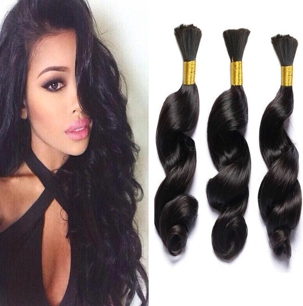 Loose Wave Bulk Hair For Braiding Brazilian Hair Loose Curly Human Braiding Hair Bulk Best Price