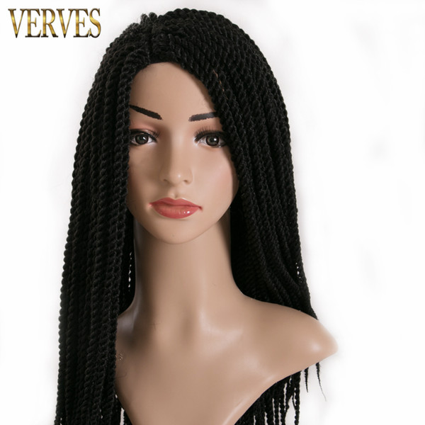 VERVE 6 pack 30 Strands/pack Crotchet Braids Ombre Braiding Hair Extensions Senegalese Twist hair 75g/pack black,brown,blonde,