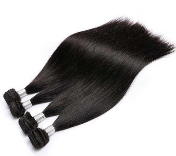 Malaysian Straight Hair Bundles Natural Color Non Remy Hair Weave 8-28 inch Human Hair Bundles 