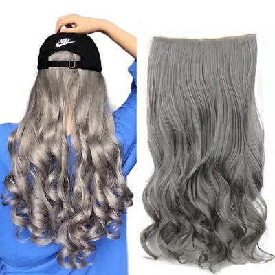 New products Europe and America Female film Five clip hair piece Five card curls No trace invisible hair extension