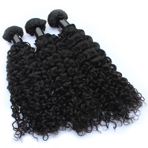 Factory Price Hot Selling Silky Natural Black Raw Hair Peruvian Hair Curly Hair