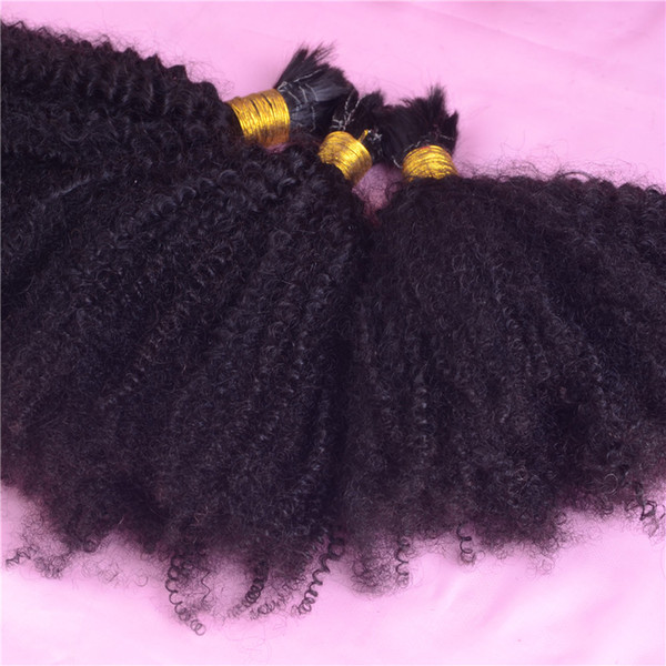 Brazilian Curly Virgin Hair Wefts 1 Bundles Natural Black Brazilian Kinky Curly Hair Weaves Brazilian Human Hair bulk