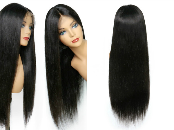 Straight Lace Front Human For Black Women Glueless CRANBERRY Malaysian Straight Hair Bundles 100% Human Hair Hair Extensions