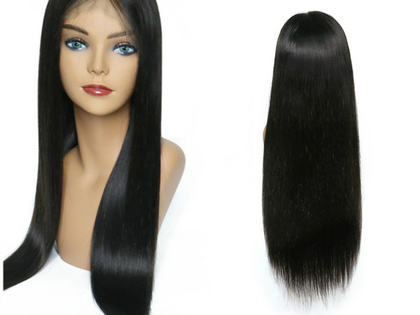 Straight Lace Front Human For Black Women Glueless Full End Allove Straight Hair Bundles Brazilian Hair Weave Bundles 100% Human Hair