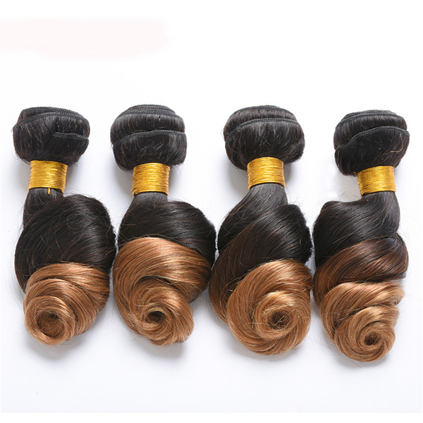 1 Piece Ombre Brazilian Body Wave Hair Bundles 1B/27 Remy Hair Weave Human Hair Extensions Can Buy More Piece