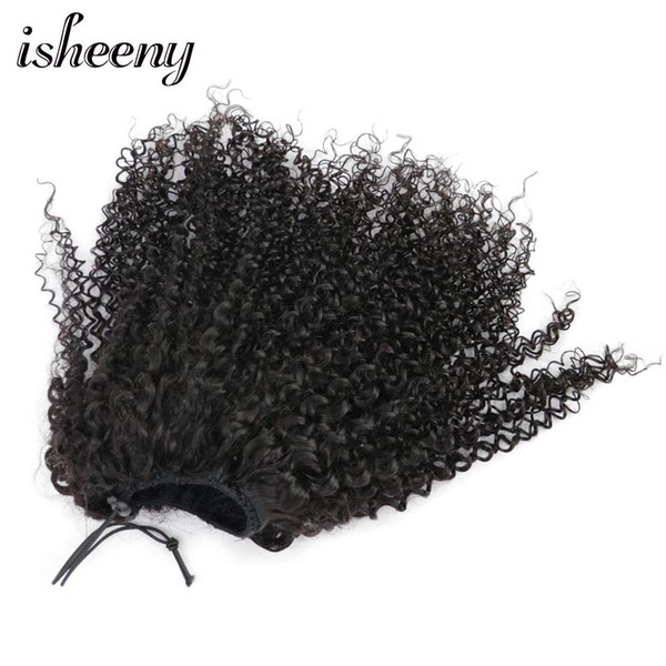 Isheeny Afro Kinky Curly Ponytail Extensions Clip-Ins 8