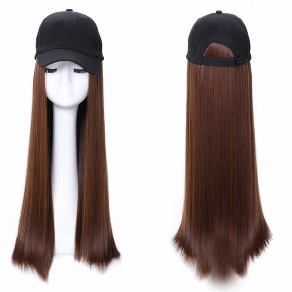 Sara Hot !Girls & Lady Kinky Straight Hair Extension with Cap Integrated Party Miss Chic Hairpiece Extension 60CM,24Inch