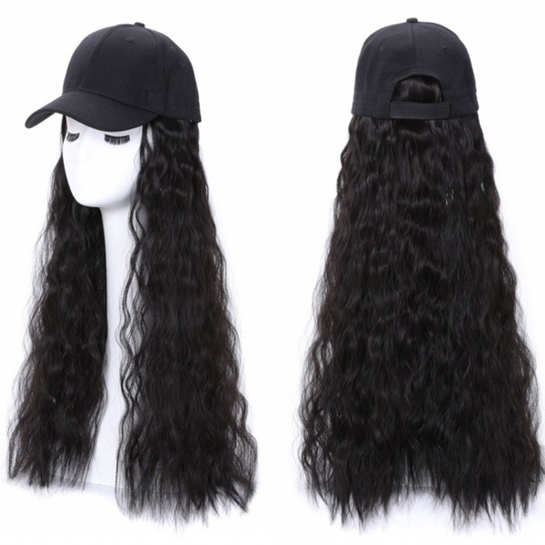 Cap Hair Extension For Girls & Lady Kinky Charming Curly Hair with Cap Integrated The Latest Fashion Popular Hair Pieces Hairpieces 60CM,24