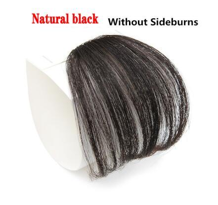 4Color Clip In Hair Bangs Hairpiece Synthetic Fake Bangs Hair Piece Clip In Hair Extensions Blunt Bangs