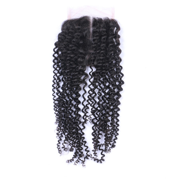 Top grade brazlian virgin human hair 4*4 Swiss hd lace closure frontal kinky curly with baby hair