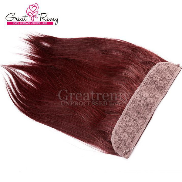 (Color #18 #22 #Burgundy Available) Greatremy Brazilian Flip In Hair Extension Cheap Brazilian Straight Flip On Remi Human Hair Pieces