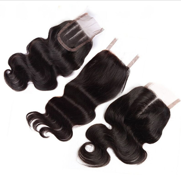 YAHLIGS Heat Resistant Synthetic Hair Clip On Hair Extension Natural Body Wave Closure Lace Hair Factory Direct J34