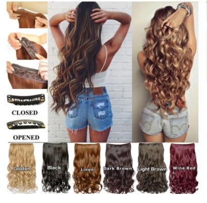 European and American hair fashion women five card lifelike hair curtain high temperature silk chemical fiber factory direct sale