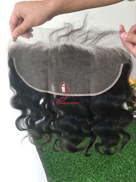 13x6 Lace Frontal Raw Brazilian Body Wave 8a Unprocessed Brazilian Remy Hair Lace Frontals With Baby Hair Bleached Knots