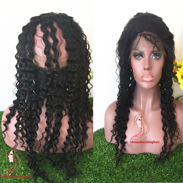 Malaysian Deep Wave 360 Frontals Malaysian 360 Lace Frontal Closure Deep Wave 360 Malaysian Frontal Lace Front 8a virgin Hair