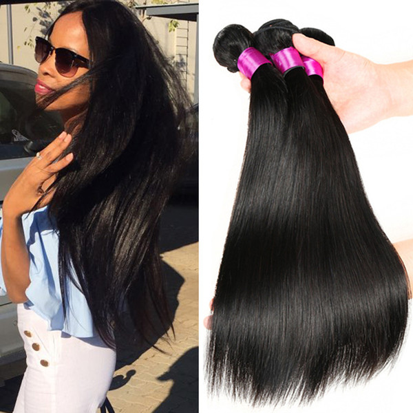 Siyusi Hair Products Brazilian Virgin Straight Hair Bundles Kinky Curly Loose Deep Wave Water Body Wave Human Hair Extensions