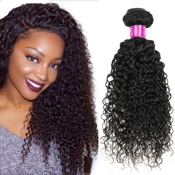 Malaysian Peruvian Indian Mongolian Brazilian Virgin Human Hair Weave Bundles 9A Kinky Curly Weave Human Hair Extensions