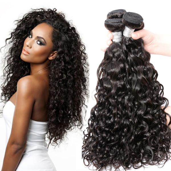 Peruvian Indian Malaysian Mongolian Brazilian Virgin Hair Bundles Straight Natural Wave Kinky Curly Loose Deep Body Water Wave Human Hair