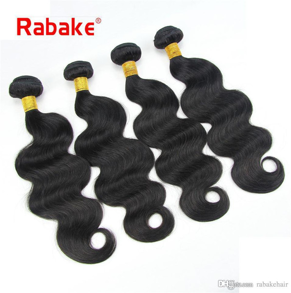 Malaysian Virgin Hair Bundles Body Wave Brazilian Peruvian Indian Malaysian Human Hair Weave Extensions Rabake 8A Wholesale Cheap Weaves