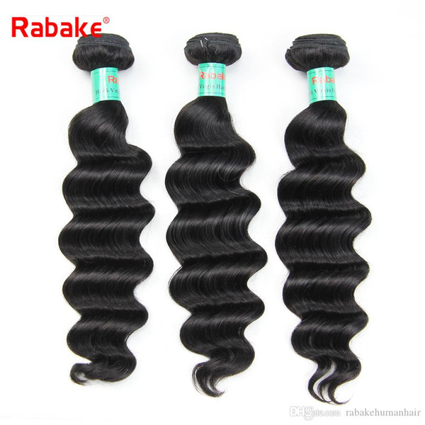 Loose Deep Wave Virgin Hair Weave Bundles Deals Rabake Quality Malaysian Loose Deep Wave Human Hair Extensions Wholesale Cheap Weaves