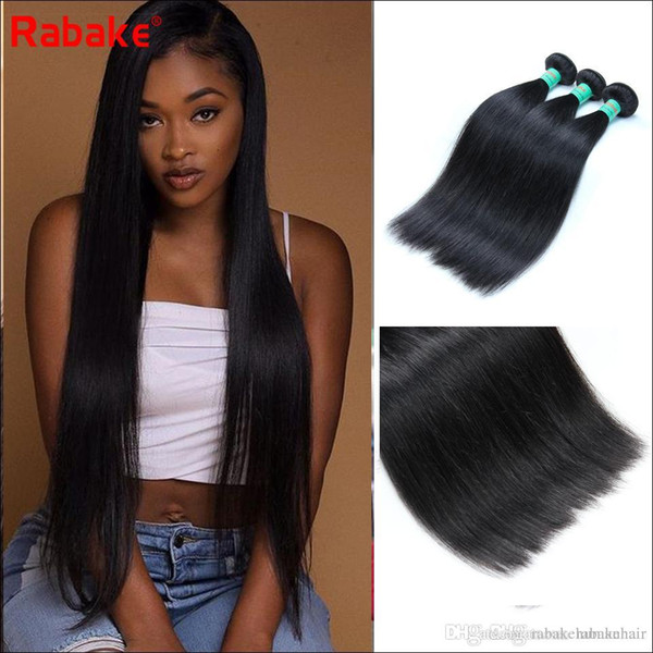 3/4pcs 9A Grade Peruvian Human Hair Bundles Straight Peruvian Hair Extensions Wavy Weave Unprocessed Bulk Hair Fast for Black Women