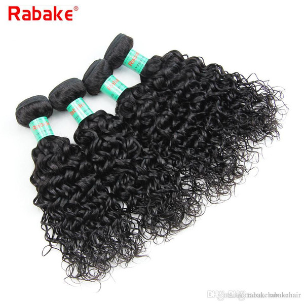 Grade 9A Peruvian Human Hair Bundles Water Wave Rabake Virgin Human Hair Extensions Wavy Weave for Black Women Fast 100 Unprocessed