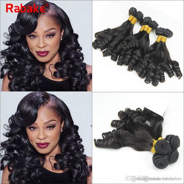 Peruvian Human Hair Weave Bundles Aunty Funmi Boucy Curl Rabake Grade 100% Unprocessed Peruvian Virgin Hair Bundles Deals funmi Weaves