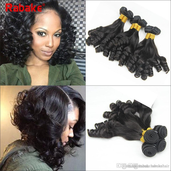 Grade Peruvian Funmi Hair Bundles Rabake Aunty Funmi Boucy Curl 100% Unprocessed Human Hair Extensions Wholesale Peruvian Curly Weaves