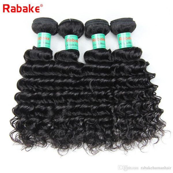 Brazilian Deep Wave Vrgin Human Hair Bundles Deals Rabake Peruvian Malaysian Indian Deep Wave Human Hair Extensions Wholesale Cheap Price