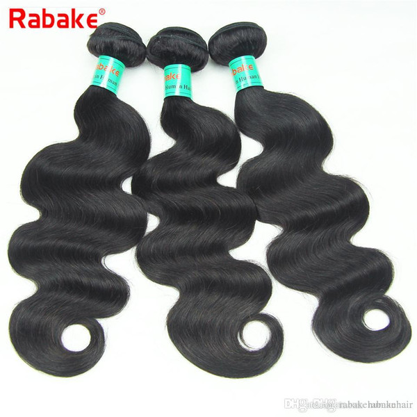 Rabake Wholesale Brazilian Body Wave Virgin Hair Bundles Deals 3/4 pcs 100% Unprocessed Cheap Body Wave Brazilian Virgin Human Hair Weaves