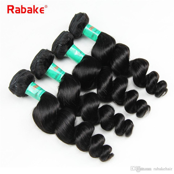 Malaysian Virgin Human Hair Bundles Loose Wave Brazilian Virgin Hair Extensions Rabake 3 or 4 Bundles 100% Unprocessed Cheap Prices Deal