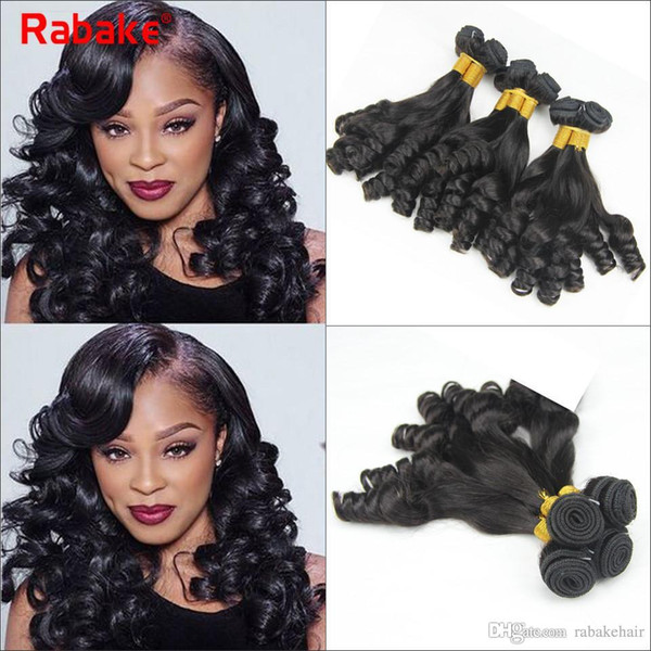 Peruvian Human Hair Weave Bundles Aunty Funmi Boucy Curl Rabake 8A Grade 100% Unprocessed Peruvian Virgin Hair Bundles Deals funmi Weaves