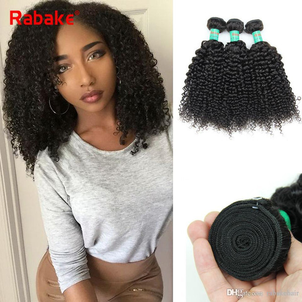 Brazilian Virgin Human Hair Bundles Kinky curly Rabake Brazilian Kinky Curly Human Hair Weave Extensions Cheap Prices Double Weft Bundles